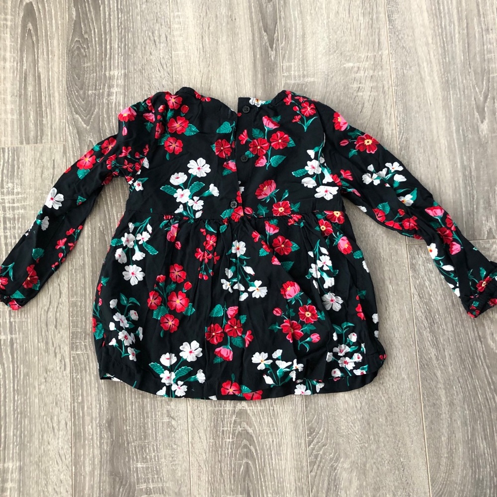 4T floral shirt